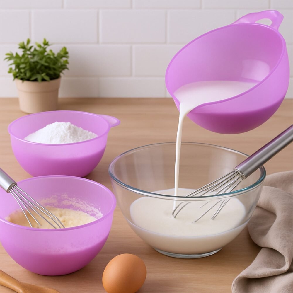 Mix & Measure Prep Bowl Set – 3 Durable BPA-Free Bowls