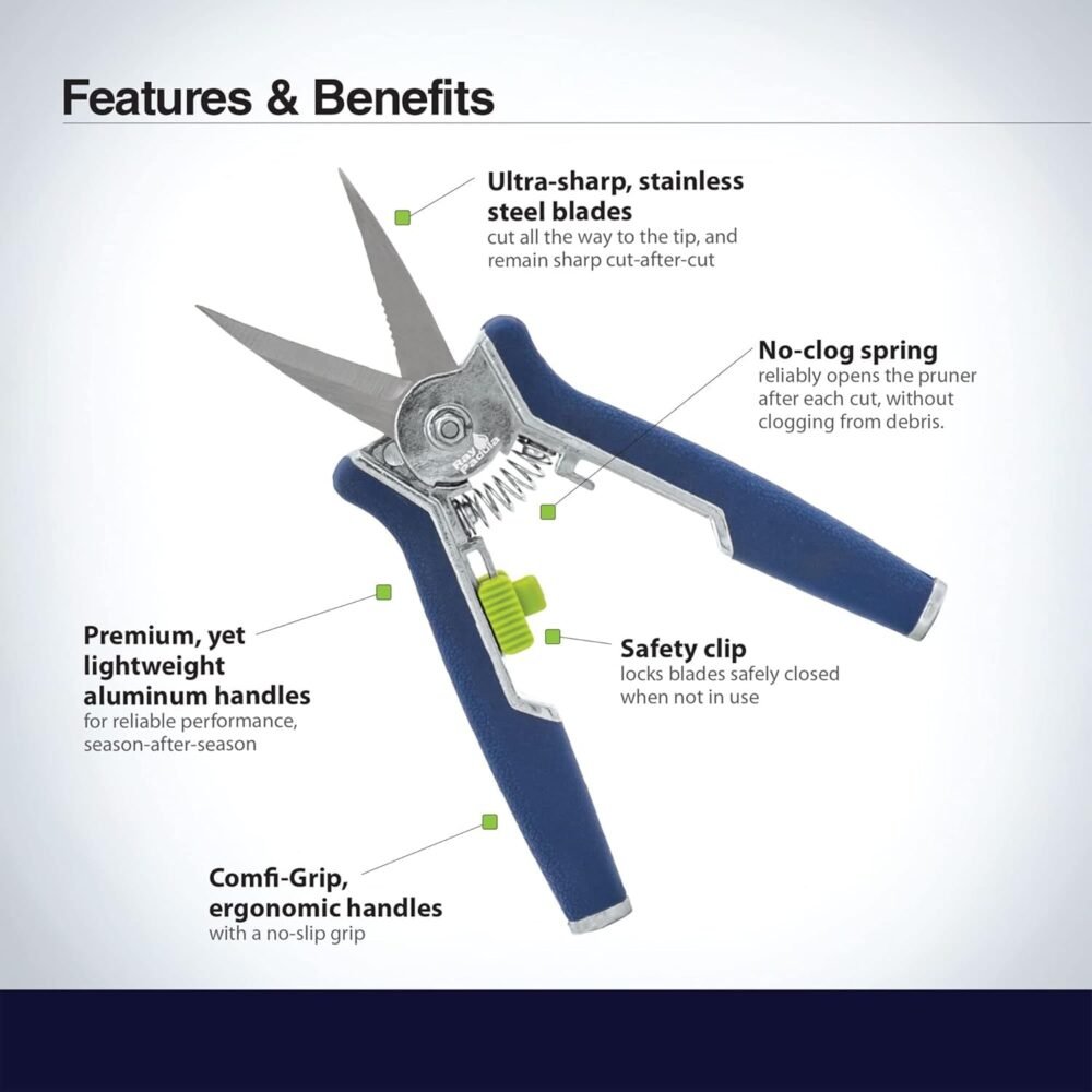 Micro Garden Snip – Ultra-Sharp Pruning Scissors for Precision