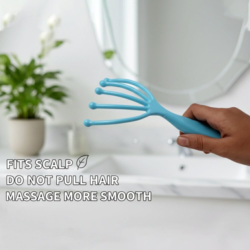 Five-Finger Head Massager – Stress Relief & Scalp Relaxation