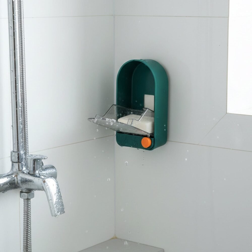 Wall Mounted Soap Holder – Space-Saving & Draining Design