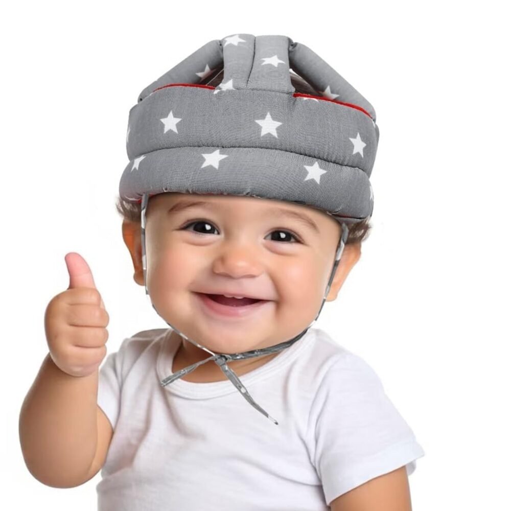 Baby Safety Helmet – Soft Head Protection for Crawling & Walking
