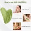 Jade Face Roller & Gua Sha Set – Skin Care & Relaxation Tool