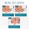 Glitter Nail Paint – Aqua Bluebell, Quick Dry & Long Lasting