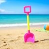 Kids Beach Sand Shovel – Lightweight Plastic Spade for Play