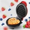 Mini Waffle Maker – Compact Non-Stick Quick Breakfast Iron