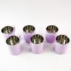 Stainless Steel Tea Cup Set – Elegant 200 ml Double Wall Design