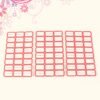 Writable Label Sticker Sheet – Bold Red Border for Easy Identification
