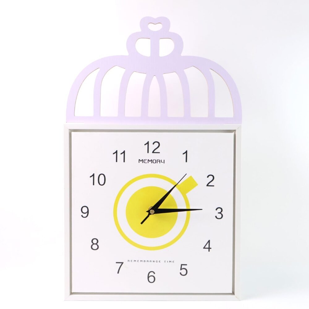Square Wall Clock – Decorative Battery Operated Timepiece