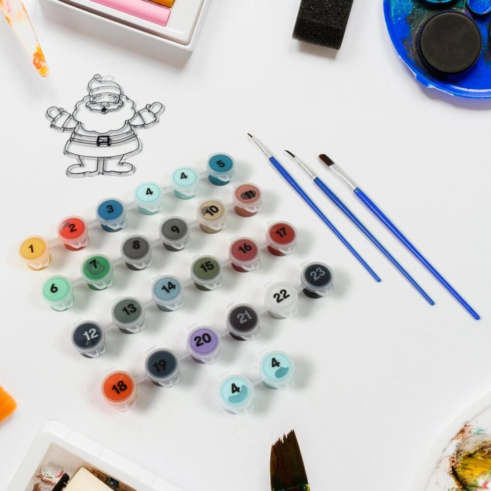 Adult Paint by Number Kit ñ 2 Set with 24 Colors | Craftily