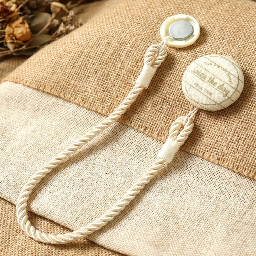Magnetic Curtain Tieback – Stylish No-Drill Curtain Holder