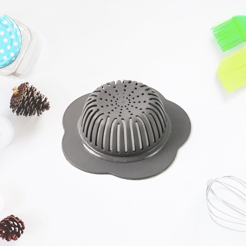 Durable Plastic Sink Strainer – Reusable Flower Pattern
