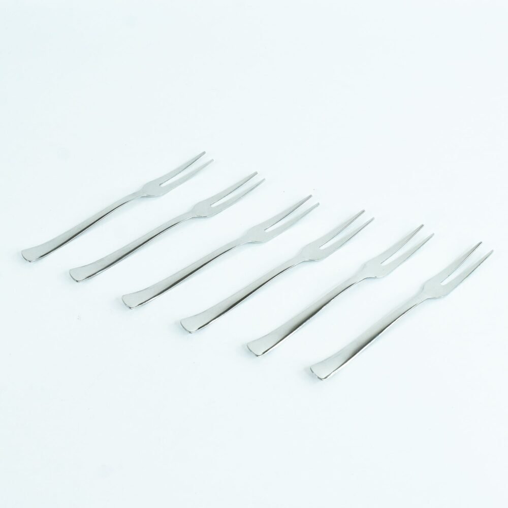 Stainless Steel Fruit Fork Set – Durable & Elegant 6 Pieces