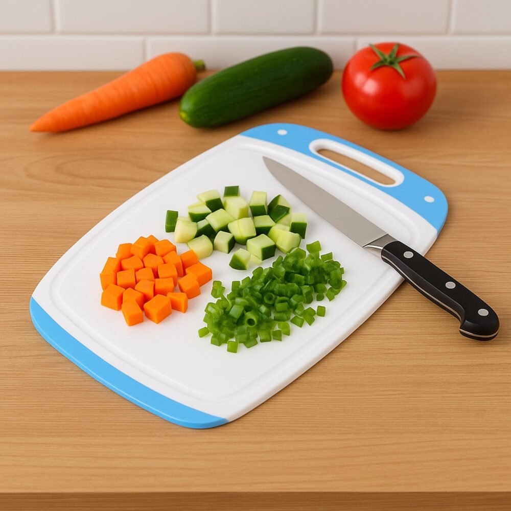 Plastic Chopping Board ñ Non-Slip, Antibacterial | Pro Clean