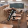 Rainbow Keychain – Colorful Cartoon Football Boy Accessory