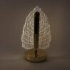 LED Table Lamp – Elegant Leaf Design with USB Rechargeable Base