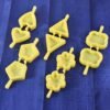 Plastic Cookie Cutter Set – 6-Pc Assorted Baking Moulds