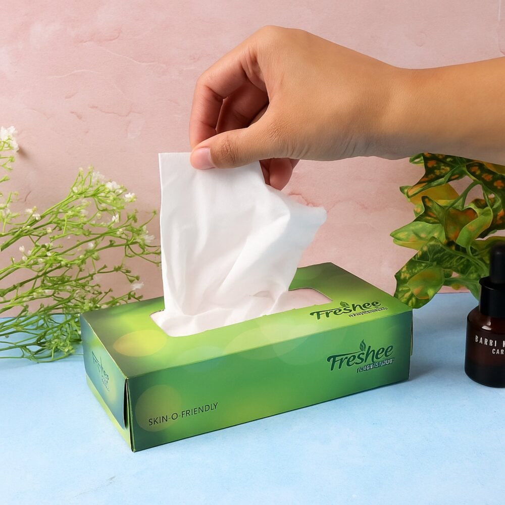Skin-Friendly Facial Tissues – Premium Softness & Hypoallergenic Pack