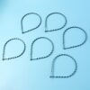 Metal Zigzag Hair Bands – Non-Slip Flexible Headbands (6 Pc)