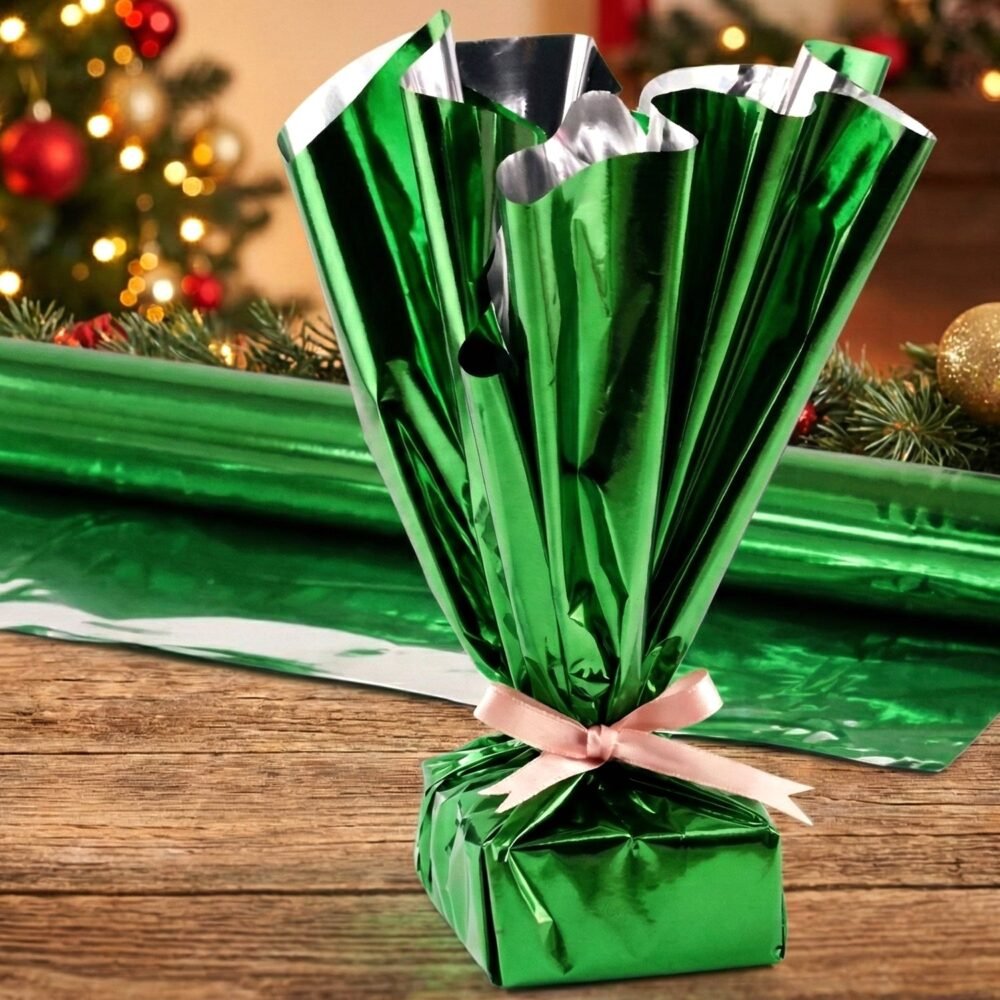 Metallic Gift Wrapping Paper Sheets – 45 Tear-Resistant Large Sheets