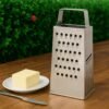 Stainless Steel 5-in-1 Grater and Slicer – Durable Kitchen Tool