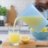 Water Jug with Lid & Handle – Easy Cool Lemon Set 2200ml