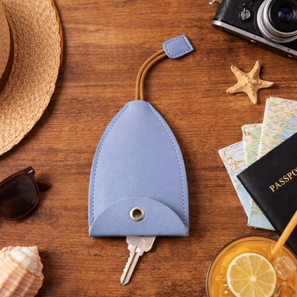 Compact Travel Keyholder Pouch – Stylish Protective Key Organizer
