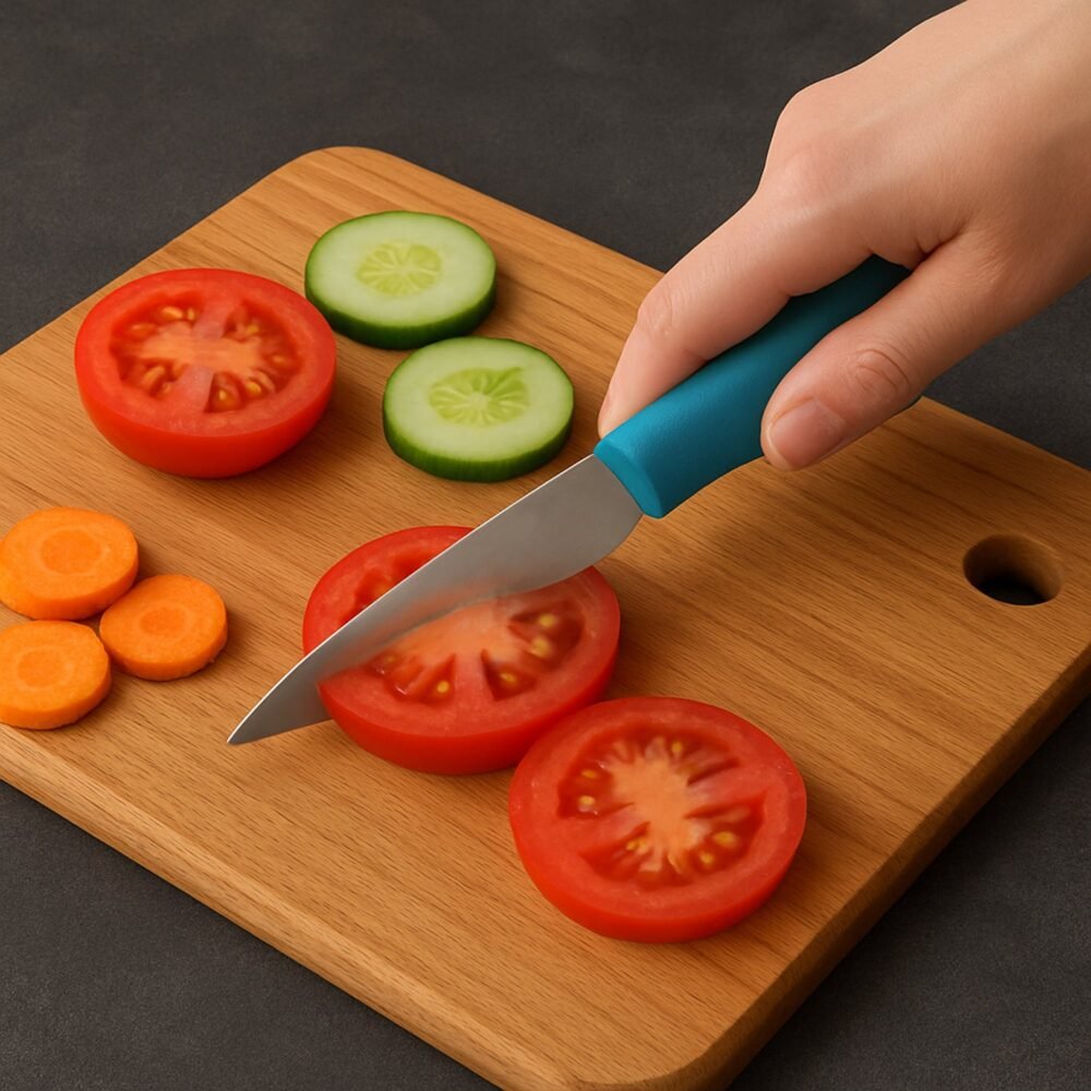 04_knife.jpg Kitchen Utility Knife – Sharp Stainless Steel Blade & Ergonomic Handle
