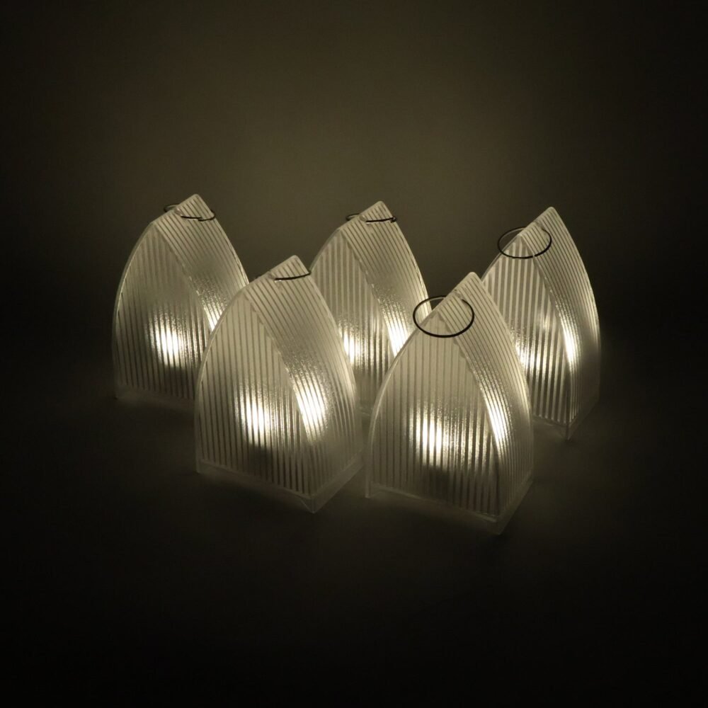 LED Flameless Lantern Lights – Safe & Elegant 5-Pc Set