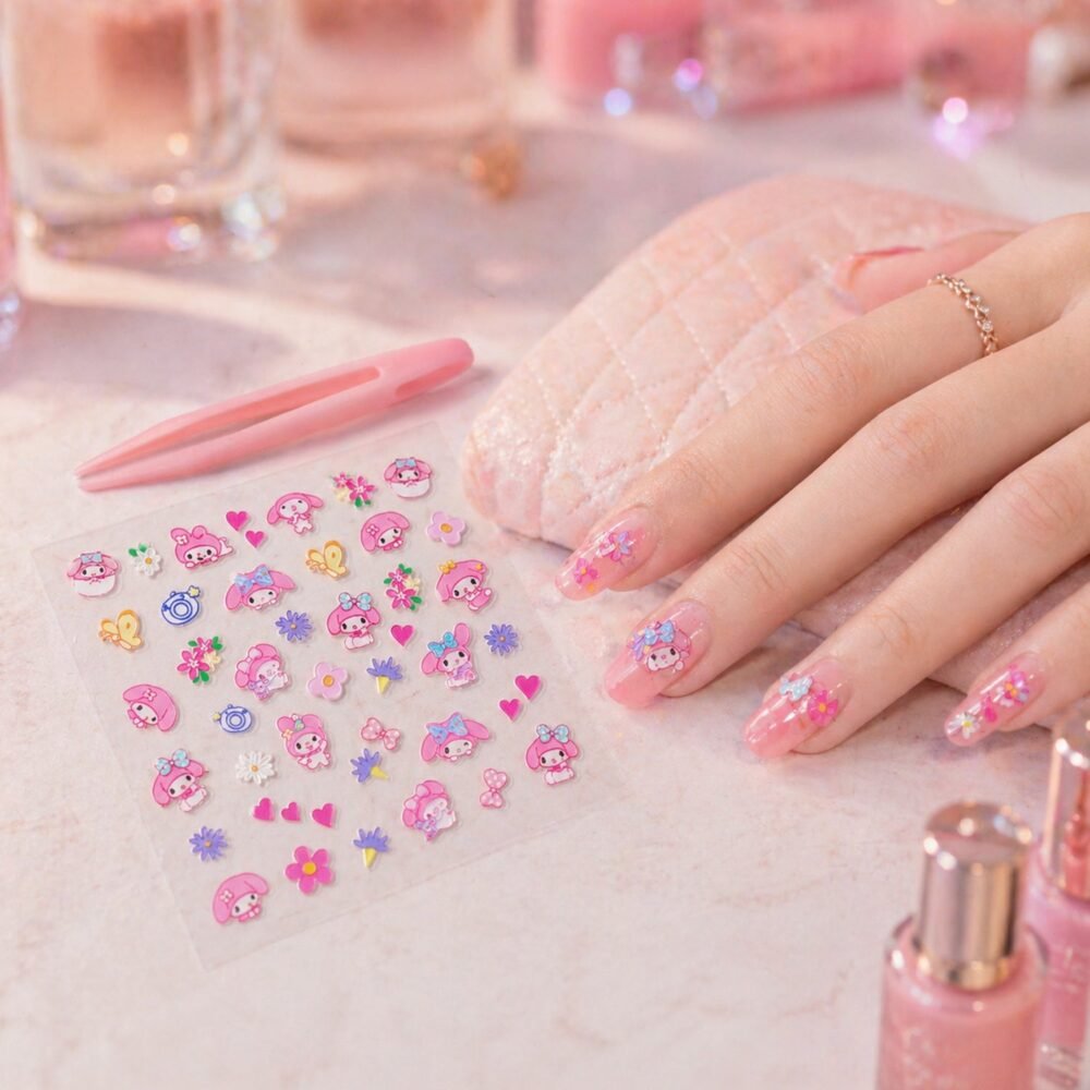 Nail Art Sticker Set – Easy DIY Creative Manicure Kit