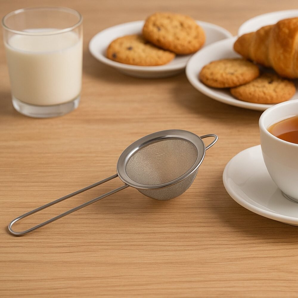 Stainless Steel Fine Mesh Strainer – Durable & Lightweight Design