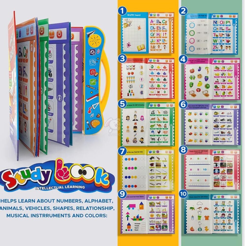 Interactive Learning Book for Kids – Sound & Phonics Fun