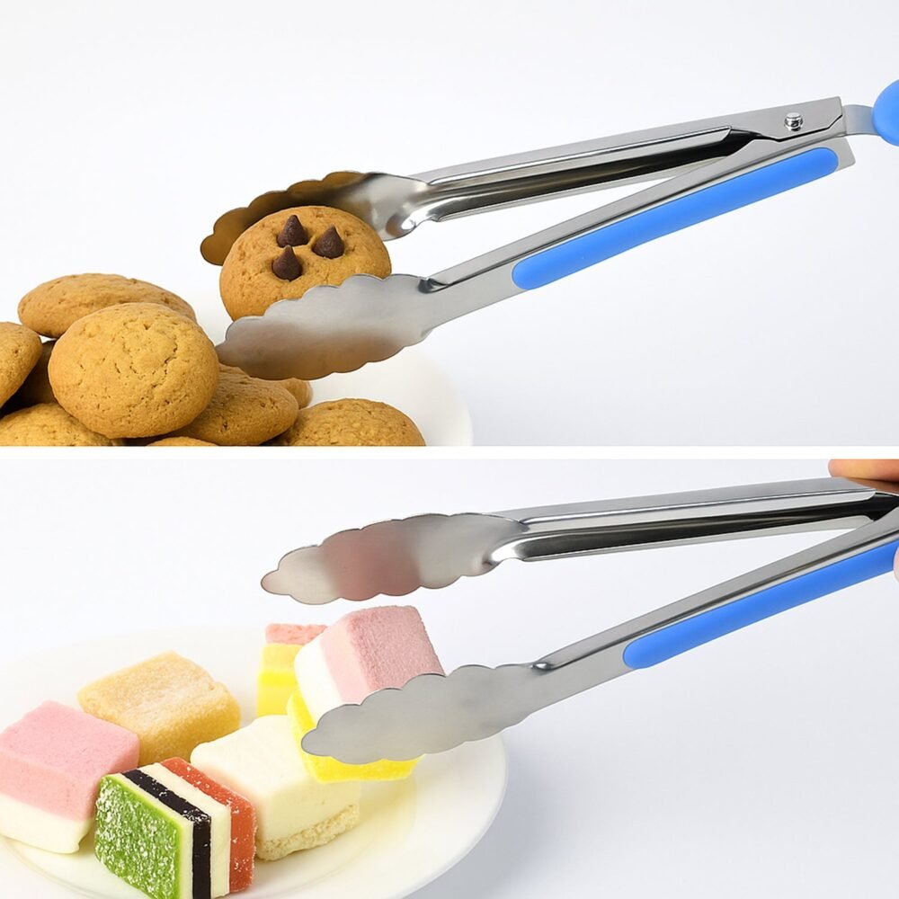 Stainless Steel Chef Serving Tong – Heat Resistant & Durable