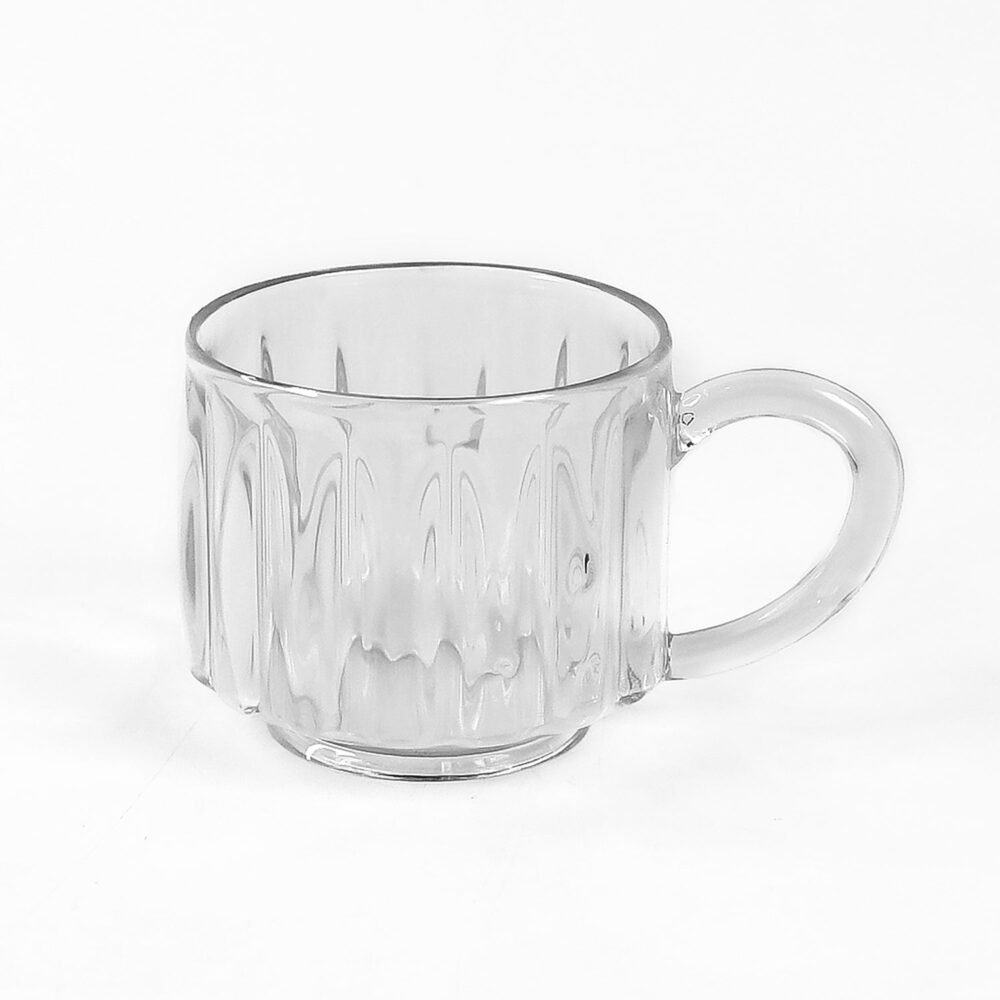 Transparent Plastic Tea Cups Set of 6 – Unbreakable & Lightweight