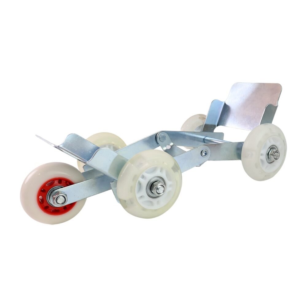 Motorcycle Front Wheel Parking Roller Stand – Heavy-Duty Metal Frame