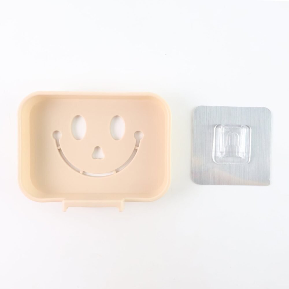 Wall Mounted Soap Dish Holder – Self Adhesive with Drainage