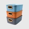 Plastic Storage Basket Set – Durable & Multipurpose Organizer