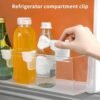 Plastic Storage Basket Organizer – Adjustable Fridge Space Saver