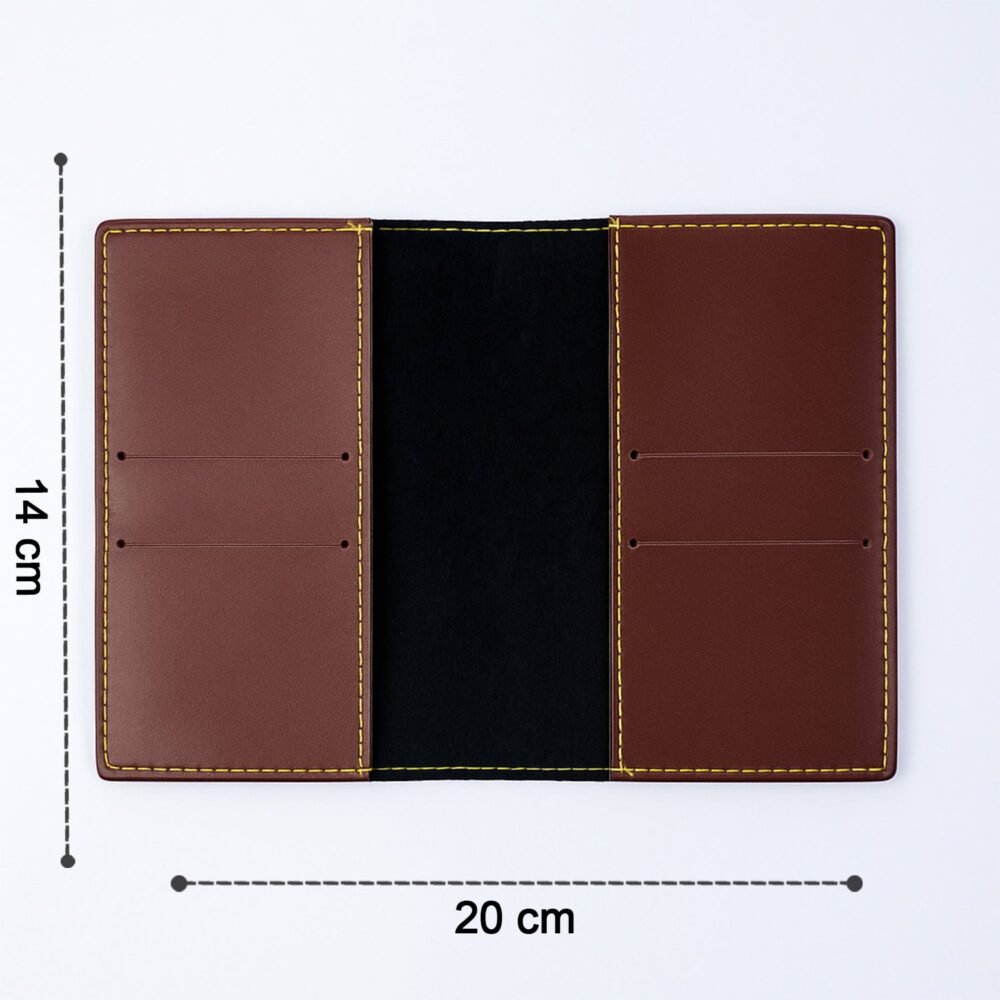 PU Leather Card Holder – Slim, Multipurpose Travel Wallet
