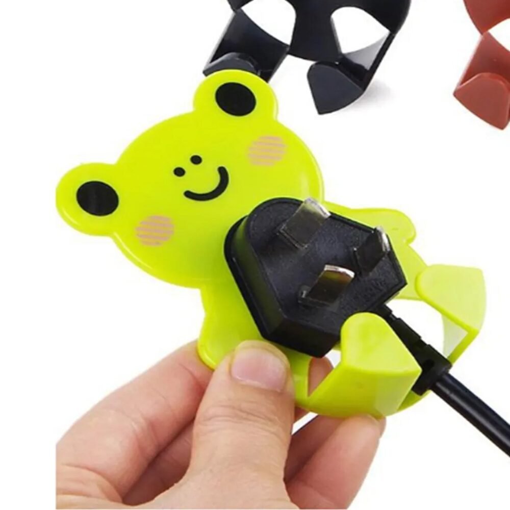 Plastic Adhesive Cable & Socket Holder Set – Durable & Multipurpose