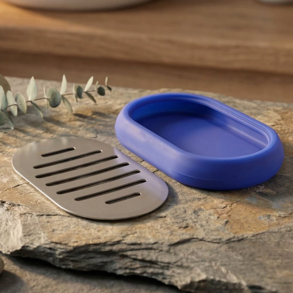 Plastic Soap Holder Tray – Keeps soap dry and organized
