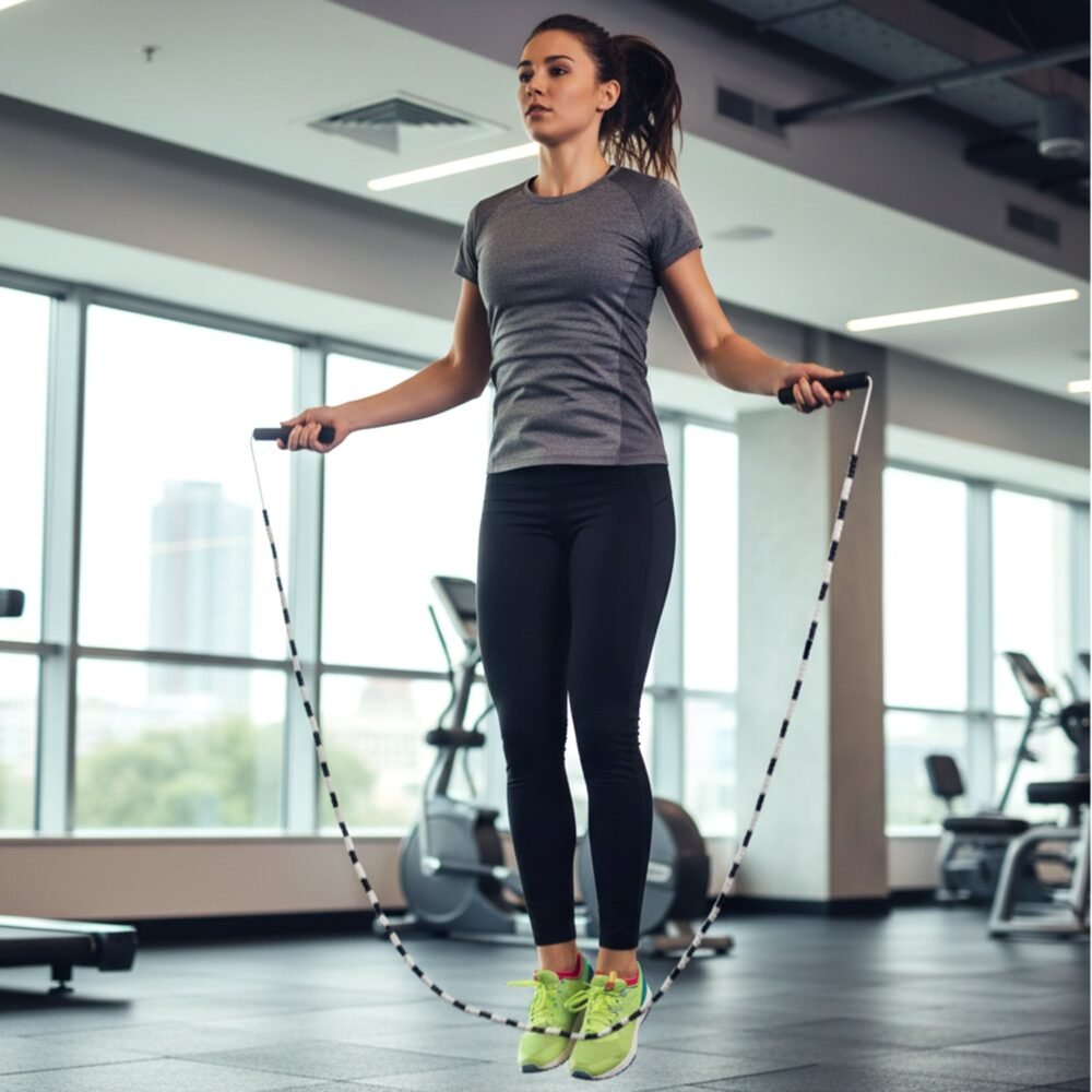 Skipping Rope for Fitness – Adjustable, Comfortable Grip Jump Rope