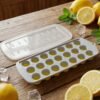 Round Ball Ice Cube Tray with Lid – Creates Elegant Ice Spheres