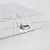 Decorative Multipurpose Silver Cash Box – Stylish 20x9cm Gift Case