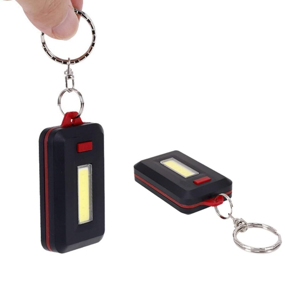LED Keychain Light – Compact 3-Mode Mini Flashlight