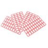 Writable Label Sticker Sheet – Bold Red Border for Easy Identification