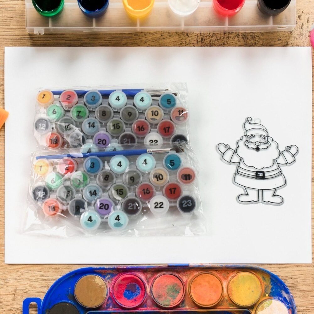 Adult Paint by Number Kit ñ 2 Set with 24 Colors | Craftily