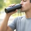 Stainless Steel Sports Water Bottle – 900ml, Leakproof & Durable