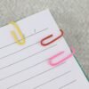 Vinyl-Coated Paper Clips – Colourful, Rust-Resistant Set (10 Pcs)