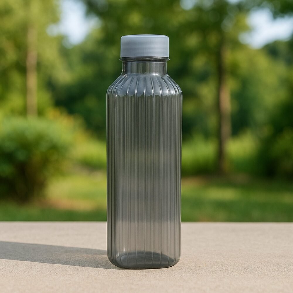 Transparent Fridge Water Bottles – Set of 3 BPA-Free Plastic