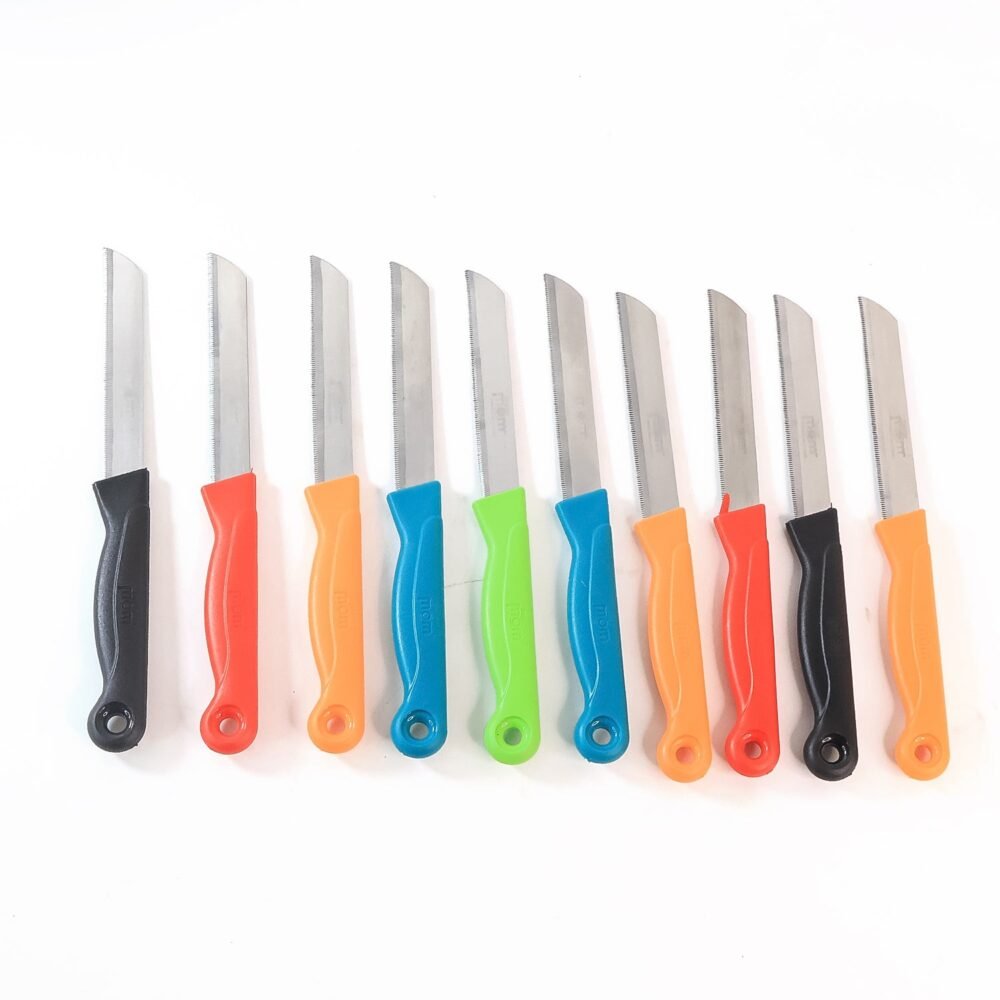 Laser Kitchen Knife Set – 10 Pc Stainless Steel | Supermom